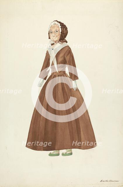Doll: "Betsey Paine", 1935/1942. Creator: Edith Towner.