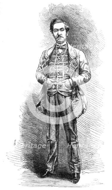 Mr. Charles Mathews as Plumper, in "Cool As A Cucumber", 1864.  Creator: Unknown.