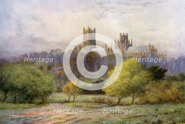 Ely Cathedral, Cambridgeshire, 1924-1926. Artist: FC Varley