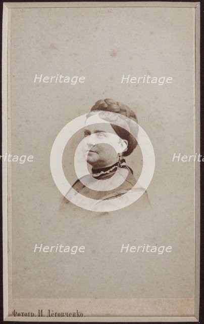 Countess Alexandra Nikolaevna Tenisheva, née Telepneva, 1880s.