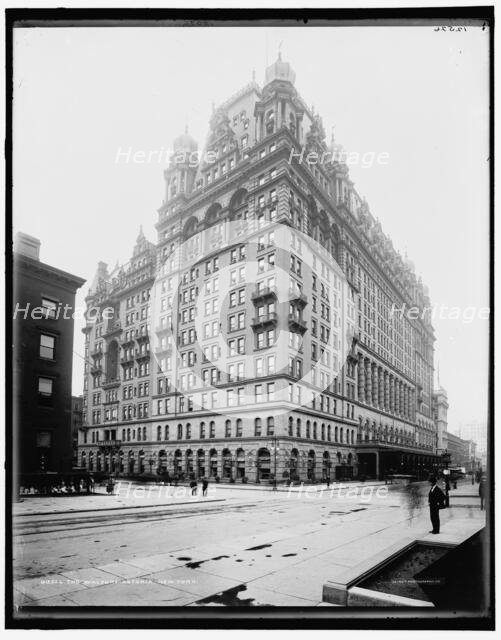 The Waldorf-Astoria, New York, c1900. Creator: Unknown.