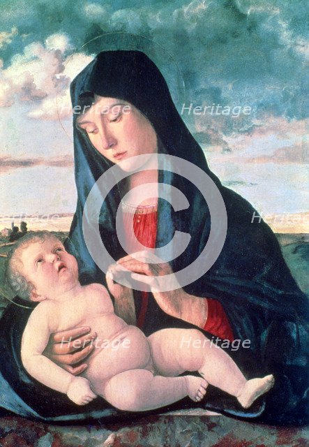 'Madonna and Child in a Landscape', c1480-1485.  Artist: Giovanni Bellini