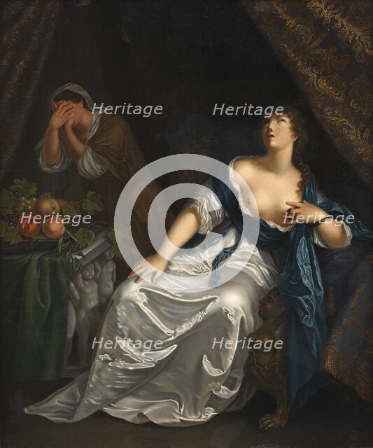 The Death of Cleopatra, 1813. Creator: Julie Lutken.
