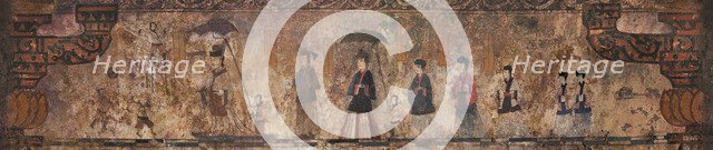 The procession of the tomb's master. The mural painting of the Susan-ri Tomb, Second Half of the 5th