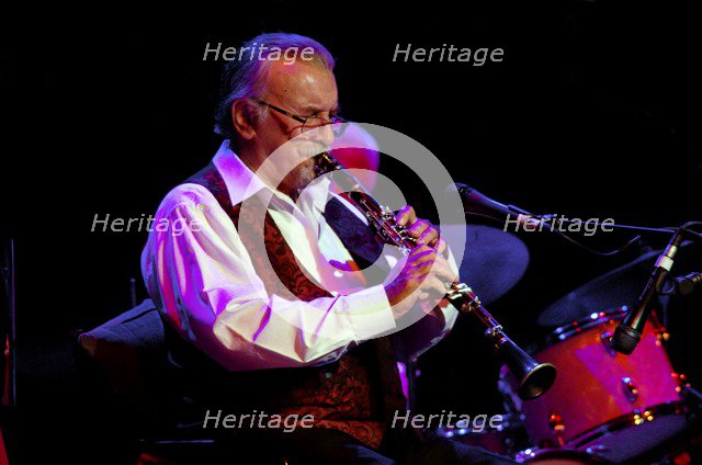 Acker Bilk, Dorking Halls, Dorking, Surrey, 2012. Artist: Brian O'Connor.