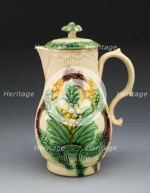 Milk Jug, Staffordshire, 1760/69. Creator: Staffordshire Potteries.