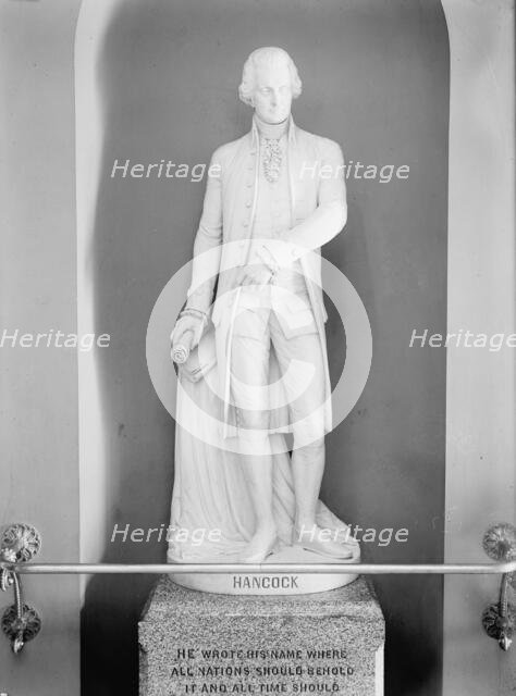 Statue of John Hancock, 1914. Creator: Harris & Ewing.