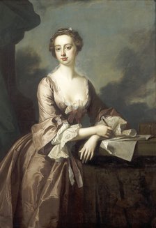 Mary Finch, Viscountess Andover, 1746.  Artist: Thomas Hudson