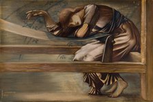 The Briar Rose Series - Study for 'The Garden Court', 1889. Creator: Sir Edward Coley Burne-Jones.