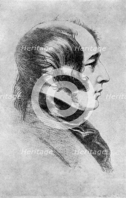 Charles Dickens, British novelist, in 1840 (1912). Artist: Unknown