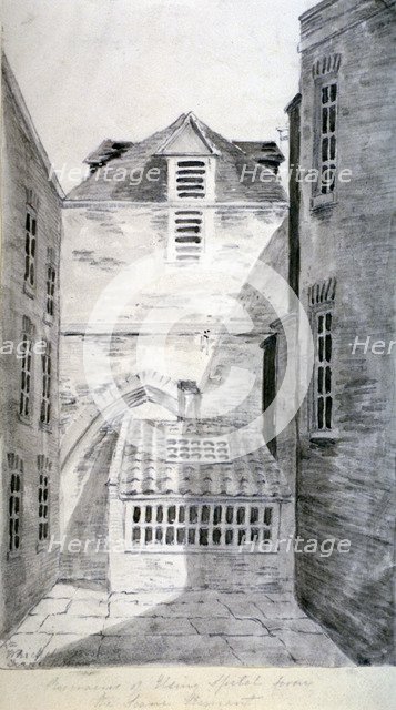 Church of St Alfege, London Wall, London, 1805. Artist: Anon