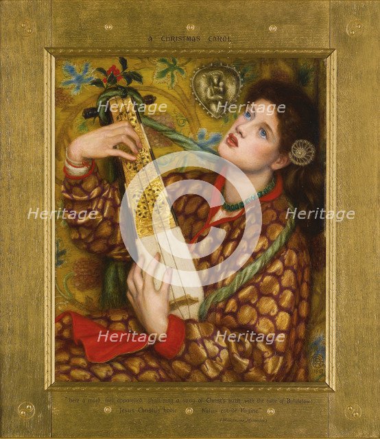 A Christmas Carol. Artist: Rossetti, Dante Gabriel (1828-1882)