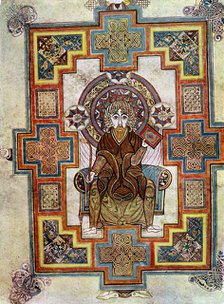 Portrait of St John, 800 AD, (20th century). Artist: Unknown