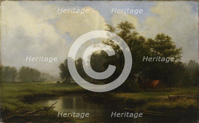 River in France, 1872. Creator: Charles Francois Daubigny.