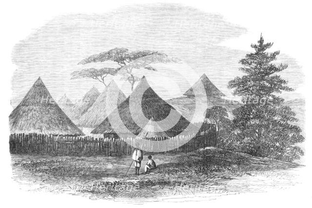 Abyssinian Expedition: house at Magdala where Consul Cameron and Rev. Stern were...imprisoned, 1868. Creator: Unknown.