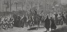Franco-Prussian War (1870-1871): Germans leave the city, 1871.  Creator: Unknown.