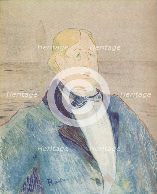 'Portrait of Oscar Wilde', 1895. Artist: Henri de Toulouse-Lautrec.