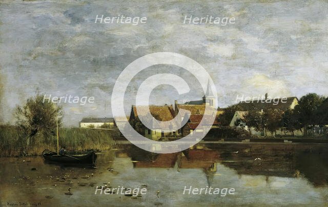 View of Giessen (North Brabant), 1886. Creator: Eugen Jettel.