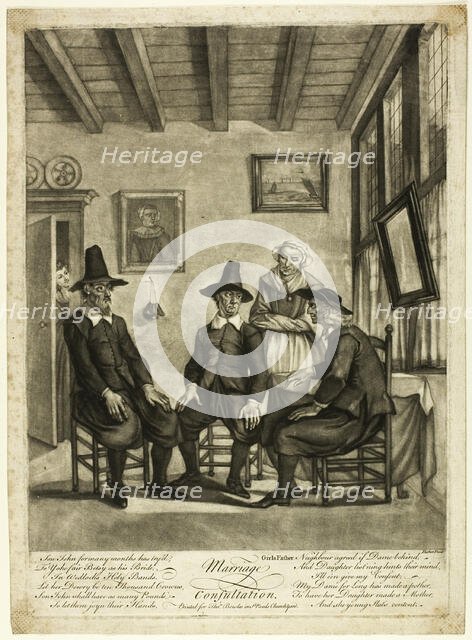 Marriage Consultation, n.d. Creator: Edward Fisher.