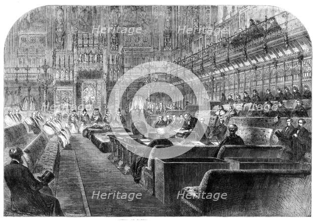 The Opening of Parliament by Royal Commission, 1862. Creator: Unknown.