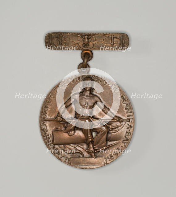 Dewey medal, c. 1898. Creator: Tiffany & Co.