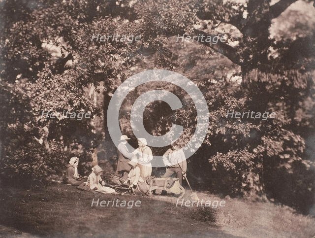 Birthday Group, 1856. Creator: John Dillwyn Llewelyn.