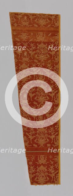 Fragment (Dressing Fabric), China, Ming dynasty (1368-1644), 16th century. Creator: Unknown.