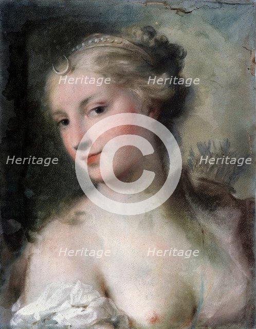 'Diana', after 1746.  Artist: Rosalba Giovanna Carriera