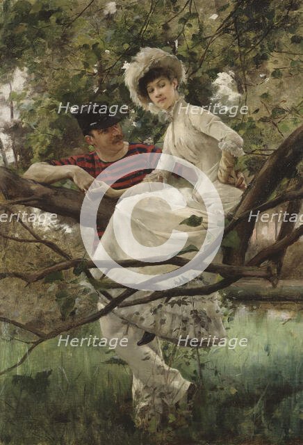 Idyll, probably 1880-1882. Creator: Carl Larsson.