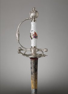 Smallsword, Dutch, Amsterdam, ca. 1750. Creator: Jan Nieuwland.