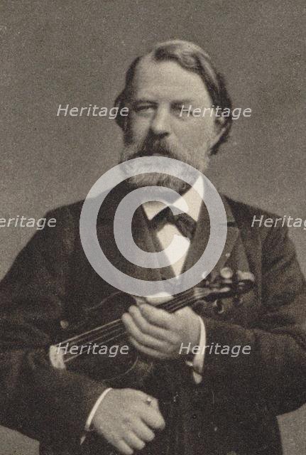 Portrait of the violinist and composer Joseph Joachim (1831-1907). Creator: Anonymous.