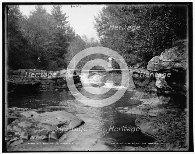 Red Rock Falls, Henryville, Pa., c1900. Creator: Unknown.