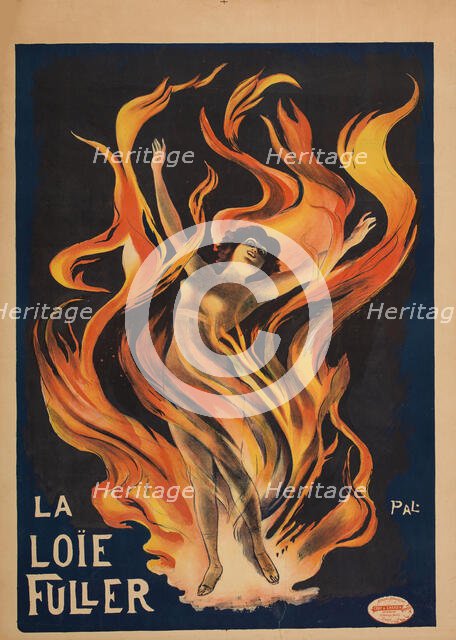 La Loïe Fuller, ca 1897. Creator: Pal (Jean de Paléologue) (1855-1942).