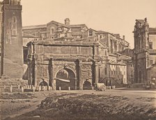 Arco di Settimio Severo, 1848-52. Creator: Eugène Constant.
