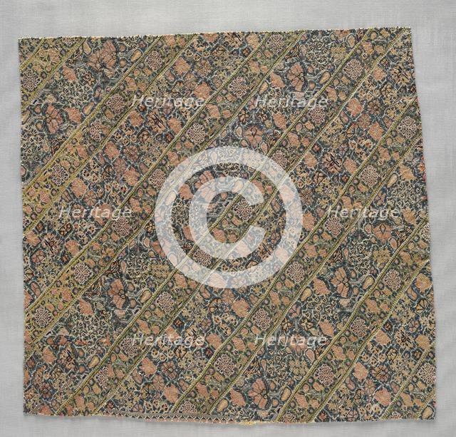 Fragment of a "Nakshe" (Woman's Trousering), 1700s. Creator: Unknown.