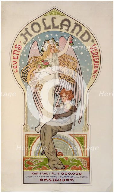 Holland Levensverzekering, c. 1910. Creator: Zon, Jacques (Jacob Abraham) (1872-1932).