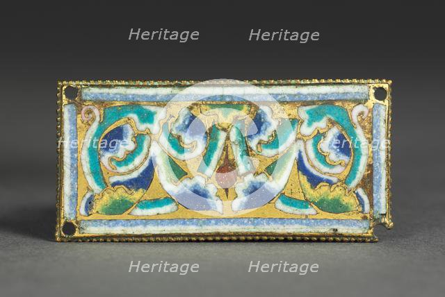 Plaque from a Reliquary Shrine, c. 1180-1190. Creator: Unknown.