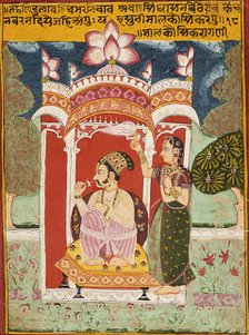 Malkos Raga, Folio from a Ragamala (Garland of Melodies), between c1675 and c1700. Creator: Unknown.