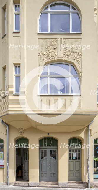 Jugenstil house, House, Graben 41, Weimar, Germany, 2018. Artist: Alan John Ainsworth.