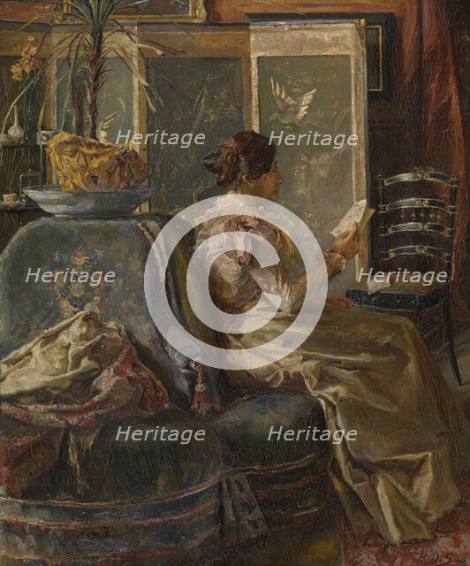 The Bill of the Dressmaker, 1901. Creator: Henri de Smeth.