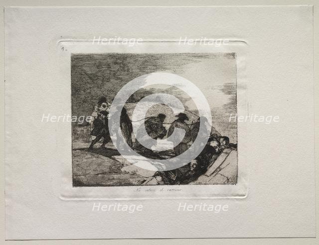 The Horrors of War: They Do Not Know The Way. Creator: Francisco de Goya (Spanish, 1746-1828).