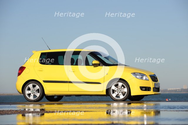 SKODA Fabia 2007. Artist: Simon Clay.