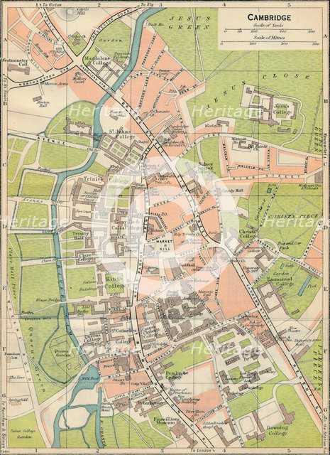 'Cambridge', c20th Century. Artist: John Bartholomew.