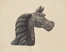 Horse's Head, 1935/1942. Creator: Donald Donovan.