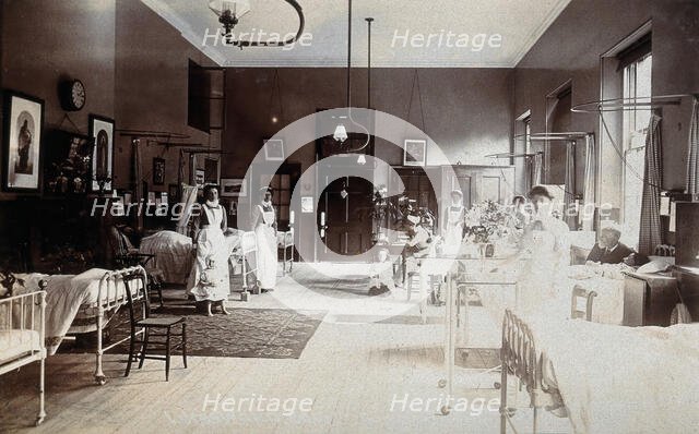 St Bartholomew's Hospital, London: Lucas ward, c1908. Creator: Unknown.