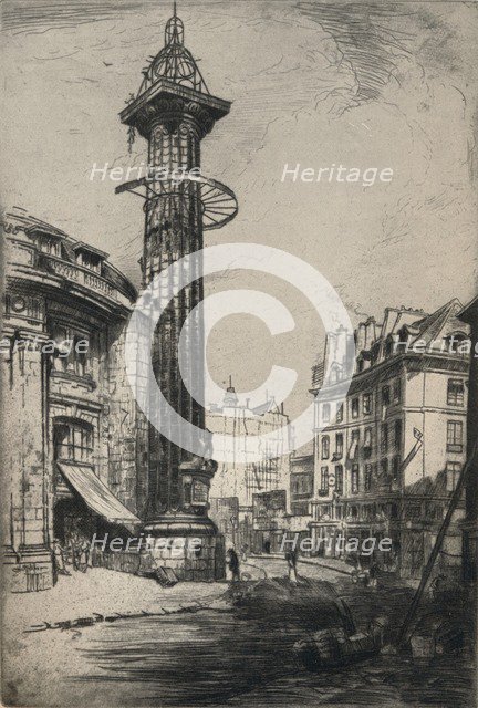 'The Astrological Column of Catherine de Medici', 1915. Artist: Herbert Hillier.