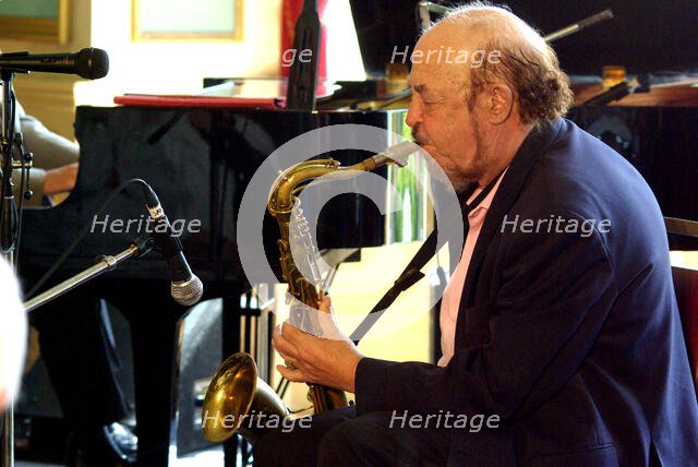 Danny Moss, Danny Moss Group, Brecon Jazz Festival, Powys, Wales, 2007. Creator: Brian O'Connor.