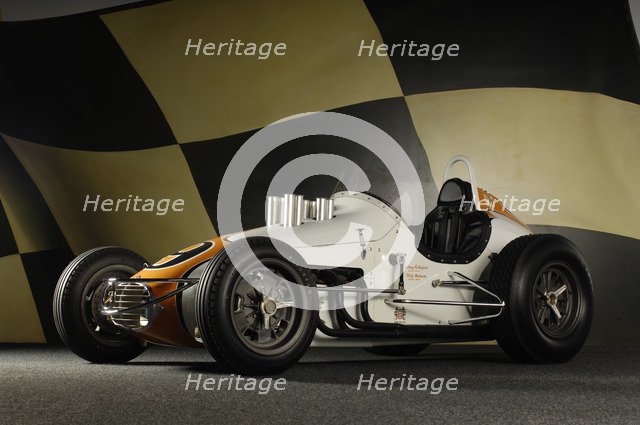 Urgo kuzma sprint car 1963. Artist: Simon Clay.