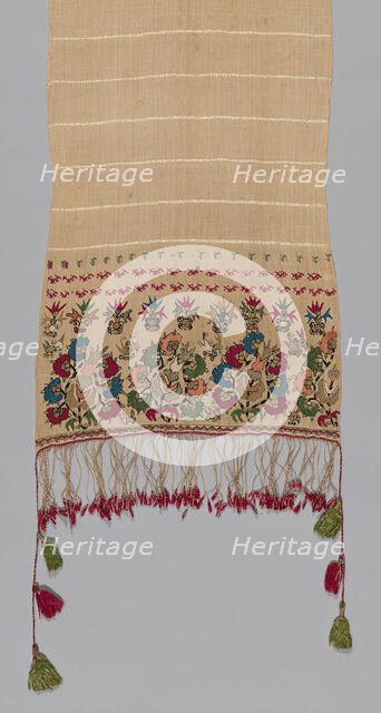 Towel, Mytilene, 18th century. Creator: Unknown.