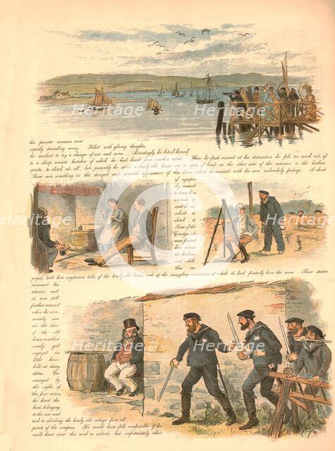 'Paul and Virginia or the very Last of the Smugglers', 1886.  Creator: Randolph Caldecott.